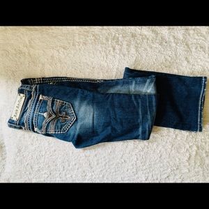 Rock Revival Jeans, sz 26/L32 Bootcut, Stonewashed
